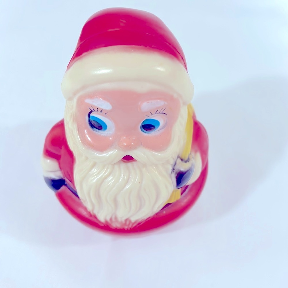Vintage Rolly Polly Santa